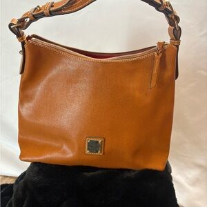 Dooney & Bourke Tan Leather Shoulder Bag